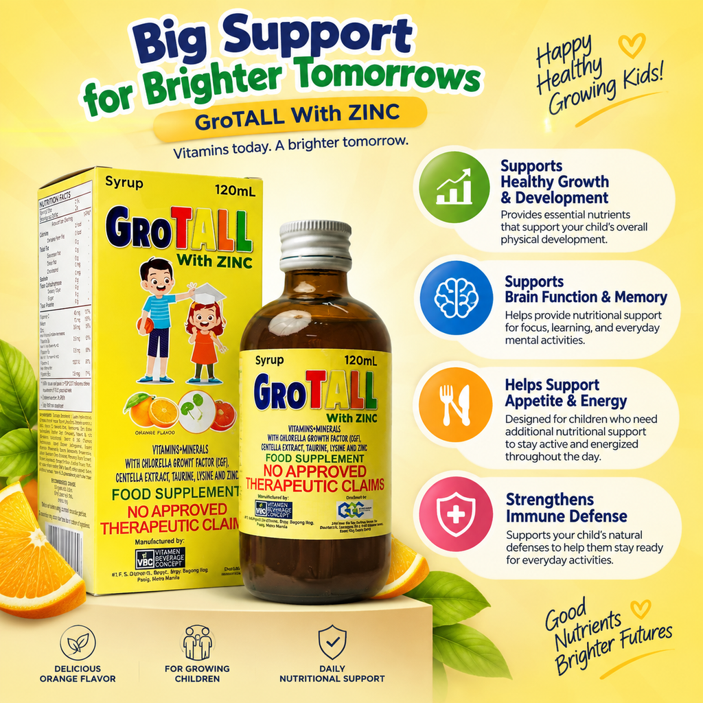 GROTALL Multivitamin Syrup for Kids